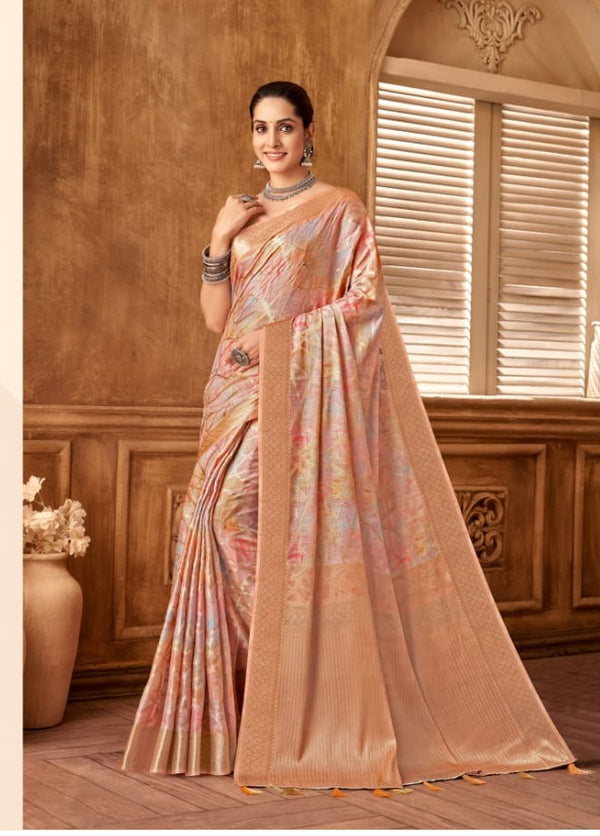 Rich Pallu Work Designer Musline SIlk Beautiful Saree