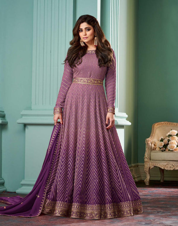 Belt Ombre Style Anarkali Featuring Shamita Shetty