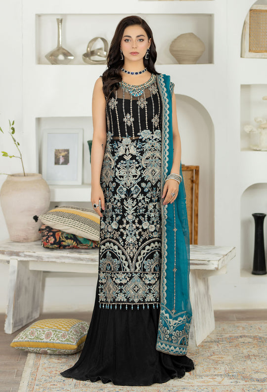 Woman’s Pakistani Style Straight Salwar Kameez