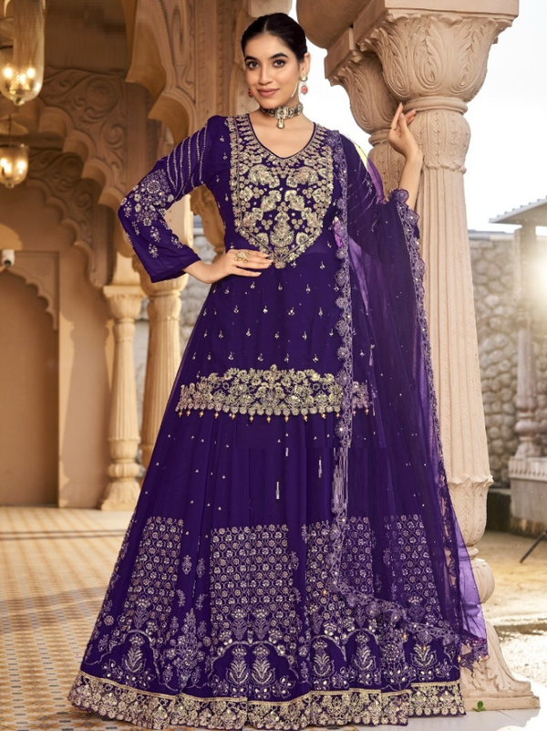 Stepnshop Premium Viscose Kameez and Skirt with Hand Work