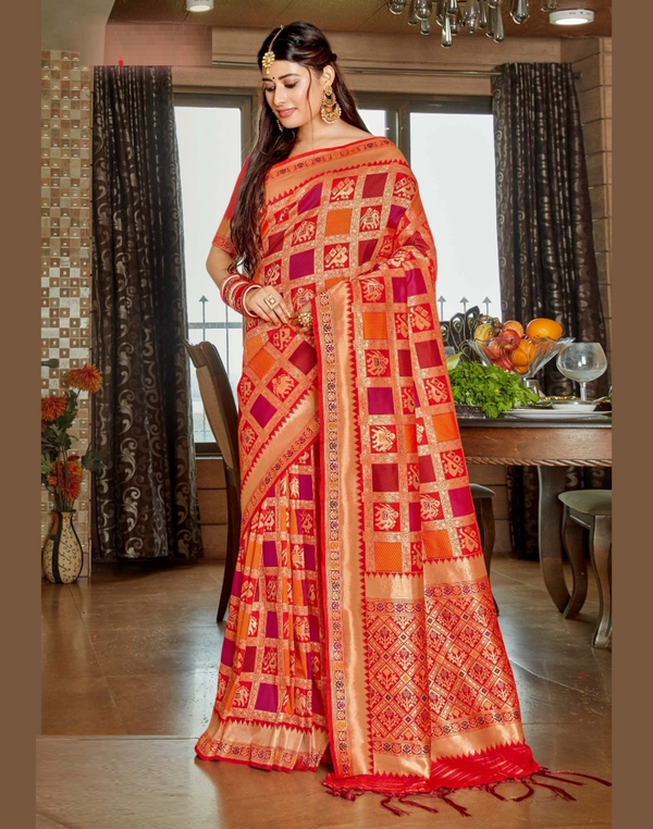 Party Wear Silk Designer Saree With Blouse