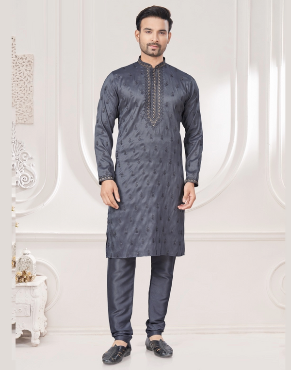 Pure silk Men's Wear Wedding Kurta Pajama