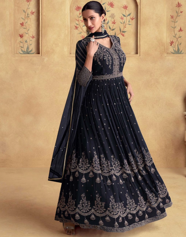 Indian Woomen Designer Anarkali Style Georgette Suit