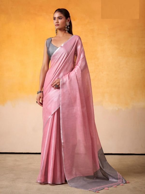 Elegant Casual Tissue Silk Saree for Everyday Grace