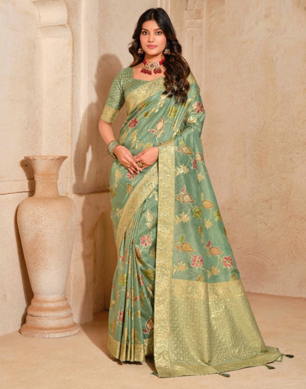 Designer Weaving Wear Silk Saree