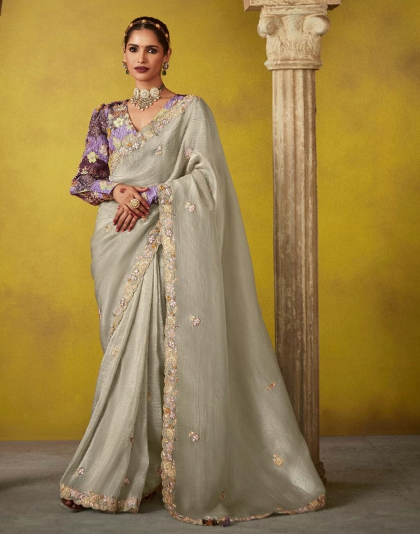 Wedding Specia Designer Saree Brand Collection