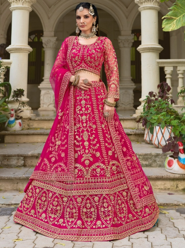 Stepnshop Butterfly Net Diamond Work Lehenga Set