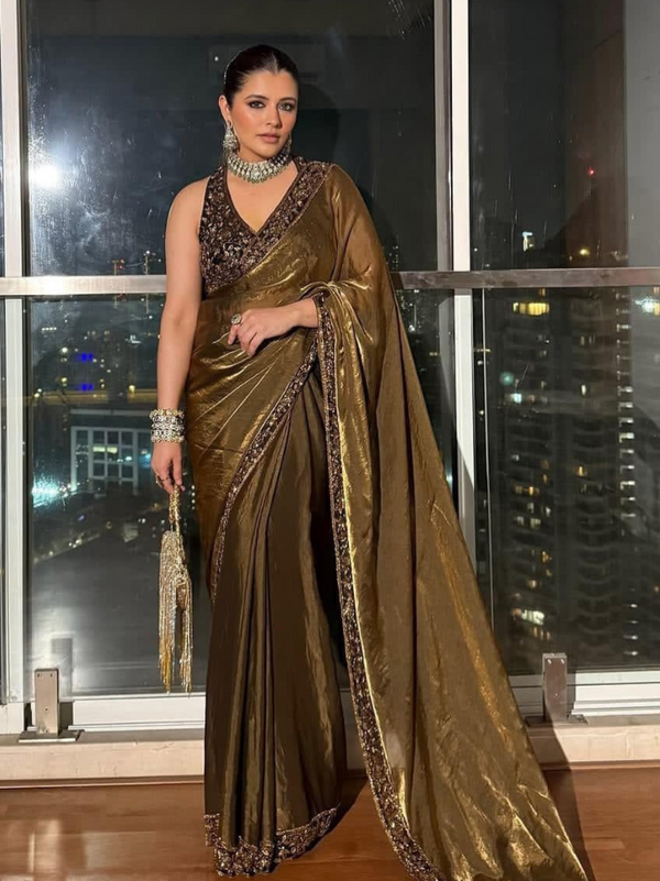 Embroidered Elegance in Luxe Velvet Blouse