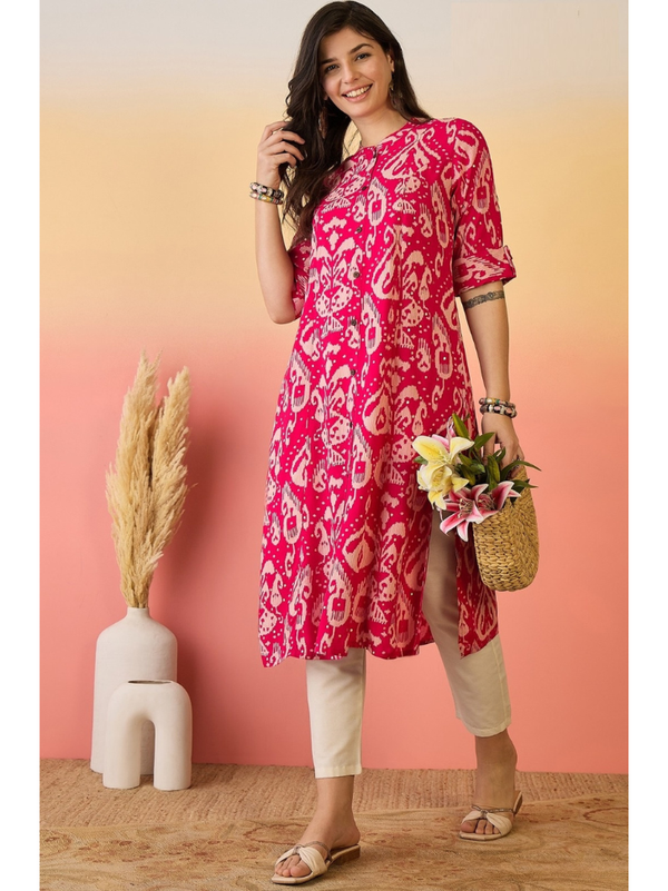 Stepnshop Rayon Printed Kurti