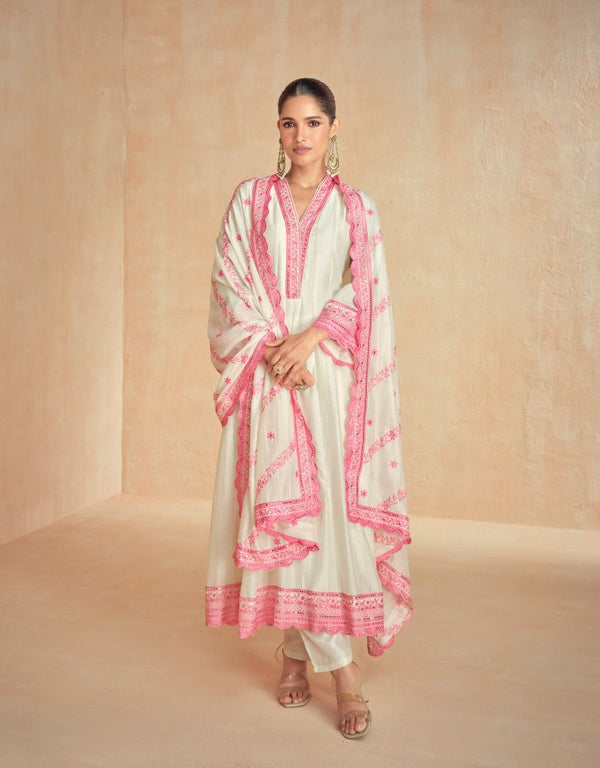 Silk Pant Style Salwar Kameez