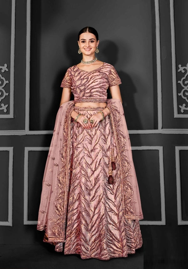 Buy New Wedding Wear Net  Designer Lehenga Choli